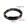 Leather accessory stainless steel, bead bracelet, wholesale, European style