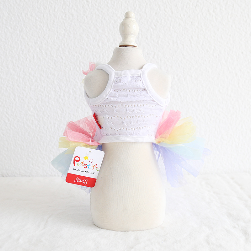 彩虹蛋糕公主裙