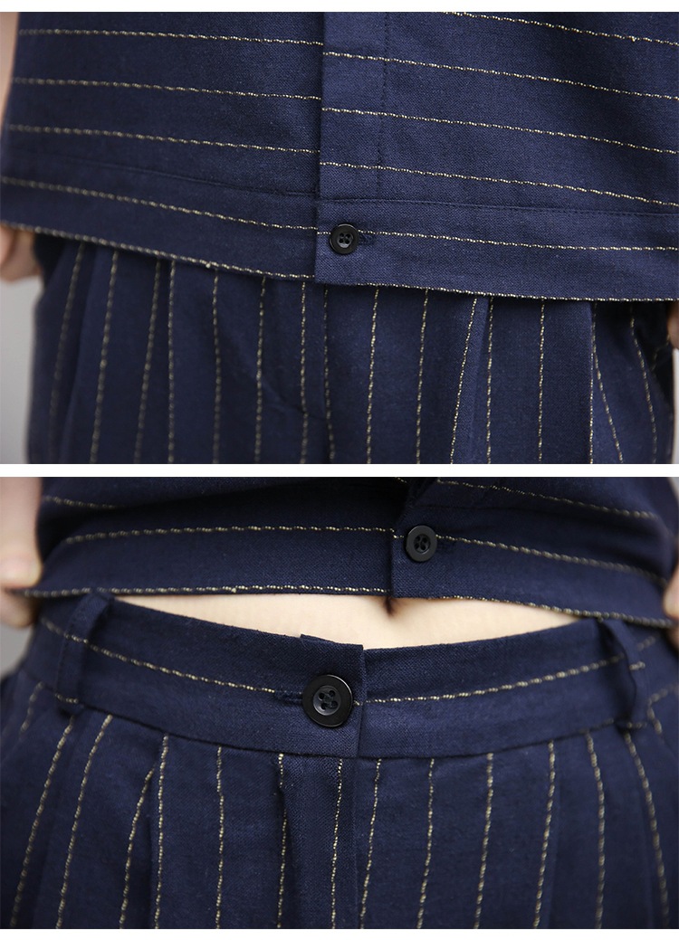 Costume femme UNE GéNéRATION en Coton et lin - Ref 3334709 Image 18