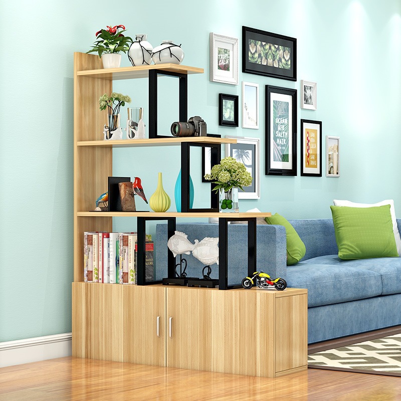 new pattern modern a living room decorate Entrance Display rack Simplicity bookshelf multi-storey to ground Wood Shelf Manufactor wholesale