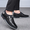 Men's fashionable universal footwear for leisure for leather shoes, genuine leather
