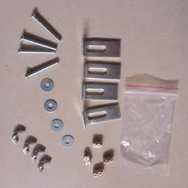 台下盆石下盆面盆洗手盆安装螺丝配件固定挂件膨胀螺丝七字型钢片