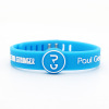 Basketball adjustable metal silica gel bracelet