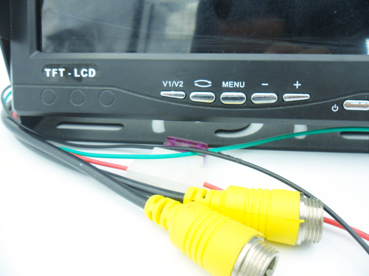 7inch Car Monitor Truck Ahd Front and Rear Dual Recording Four-Recording Full-Color High-Definition Recorder