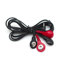 成人情趣用品游戲玩具電擊理療按摩高潮器自慰器 配件4頭扣線紅色
