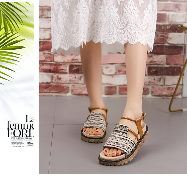 Chaussures été pour femme en Caoutchouc - Ref 3346875 Image 16