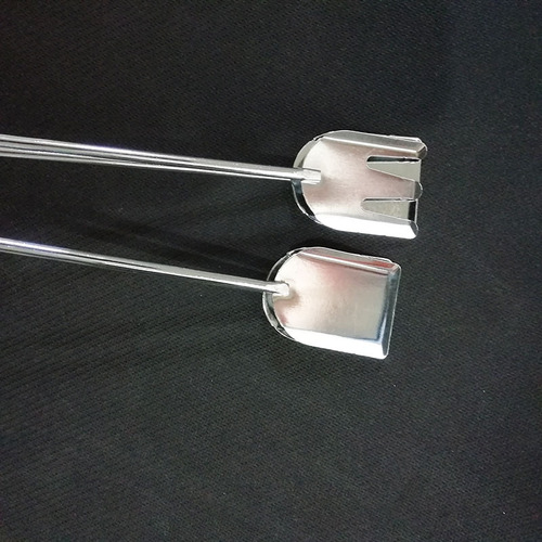 31CM factory direct sales thickened food tongs barbecue tongs charcoal tongs multifunctional bread tongs extended carbon tongs