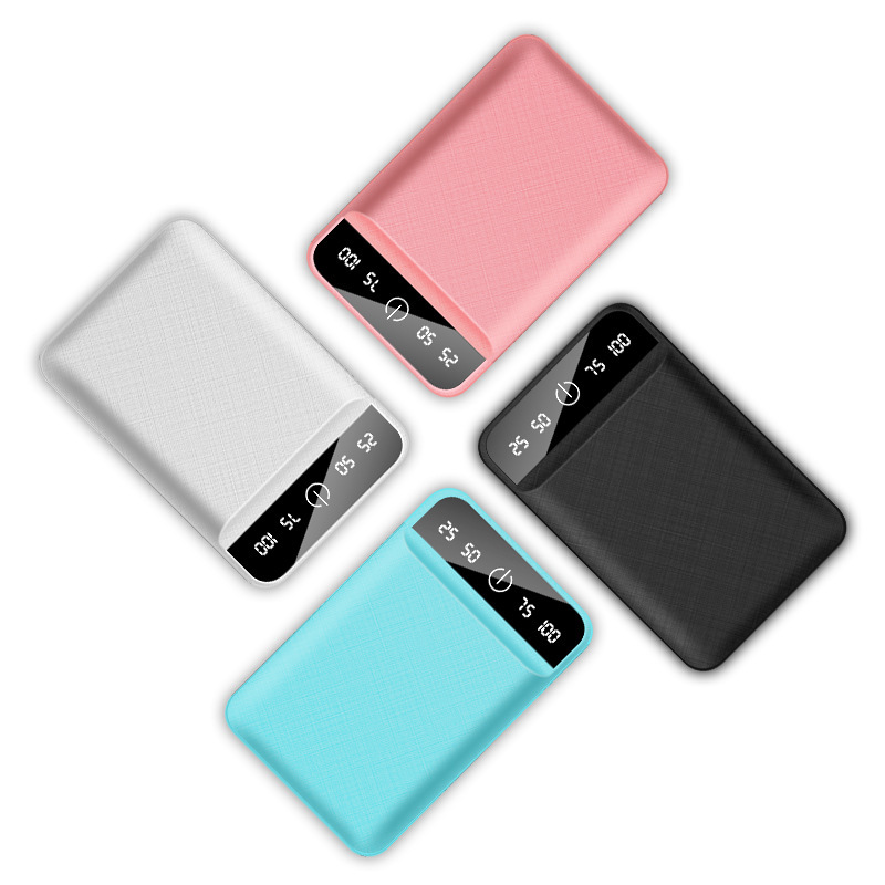 迷妳大容量充電寶10000MA毫安移動電源數字顯示 禮品定制logo刻字