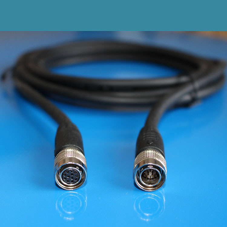 CIS CCXC12P02弯母头公头工业医疗模拟相机专用连接线延长Camera