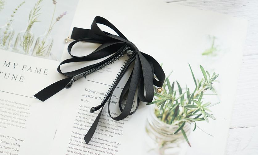 Korean Multilayer Ribbon Fabric Bow Hair Clip Wholesale Nihaojewelry display picture 13