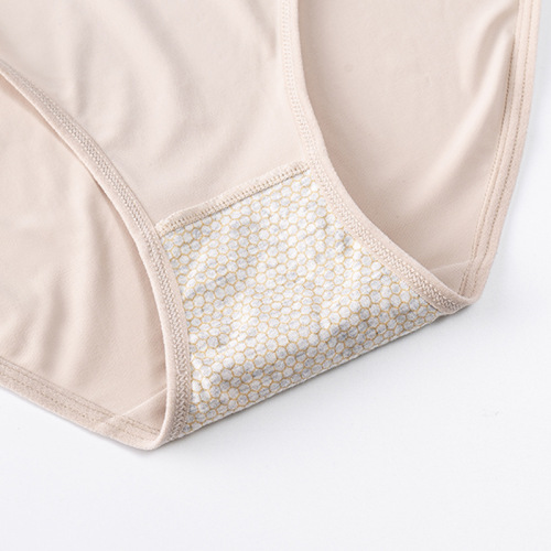 Youtao new women's underwear, comfortable low-waist pure cotton crotch sexy breathable solid color ice silk seamless underwear for women