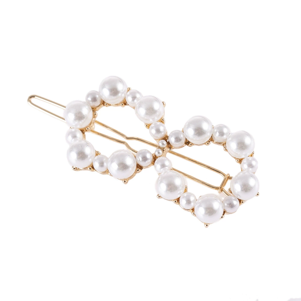 Полый размер жемчужная стразовая лента for hair clip fashion foreign trade жемчужина и супер-продвижение Duckbill Factory