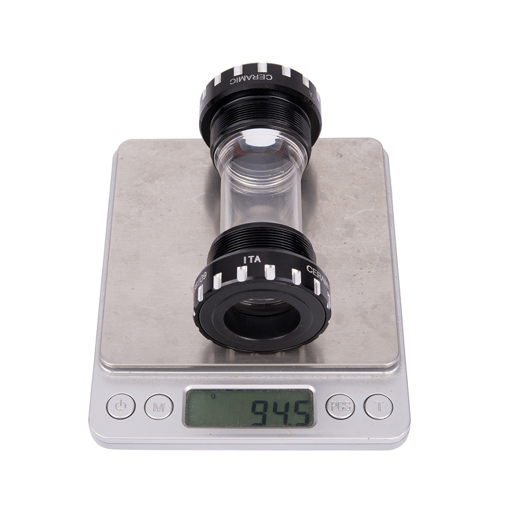 BB109ITA eje central roscado de calibre italiano eje central de cerámica negra eje central de cerámica BB eje central de cerámica eje central de una pieza hueca