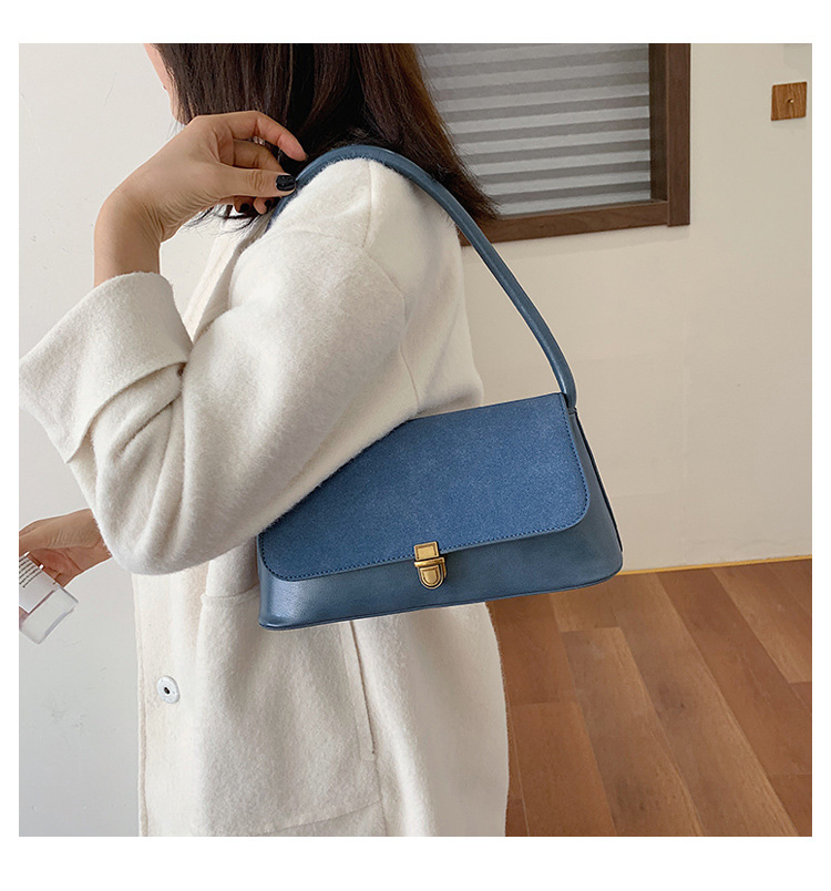 Großhandel grenzüberschreitende 2024 neue Nischendesign-Tasche Retro-Achseltasche Ins Damen-Umhängetasche Handtasche Damentasche_voghion.com