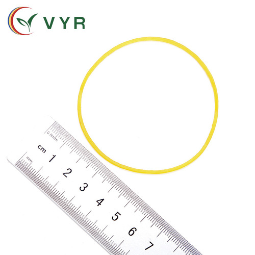 Yueyi 60*1.4 yellow transparent rubber band rubber ring cowhide band high temperature resistant wholesale environmental protection