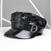 Black navy hat for leisure with hood, internet celebrity