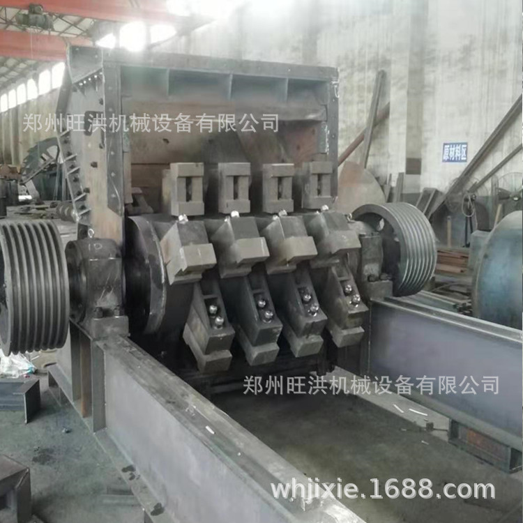 小型移动开箱锤式制砂机 建筑砖头瓦块制沙机 混凝土垃圾粉碎机