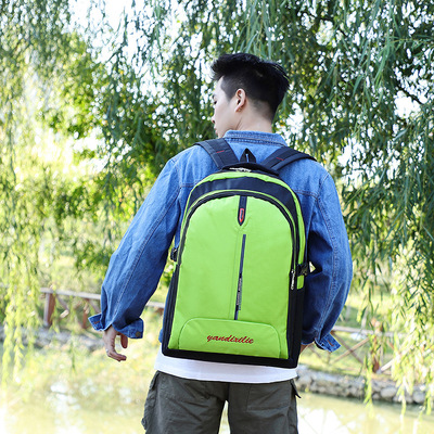 大容量休闲旅行包初高中大学生男女书包外贸礼品背包定制LOGO批发|ms