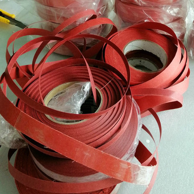 红色防火快巴纸 红钢纸垫片定制各种规格可分切卷料0.25厚绝缘垫|ms