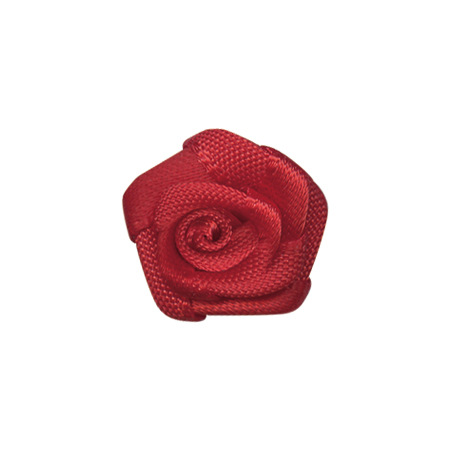 Yao Ming cinta tocado Decoración Ropa Rosa pequeña flor hecha a mano DIY de tres puntos de cinco ángulos cinta de poliéster Rosa pequeña flor