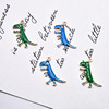 Dinosaur, metal cartoon accessory handmade, pendant with accessories, handicrafts, wholesale