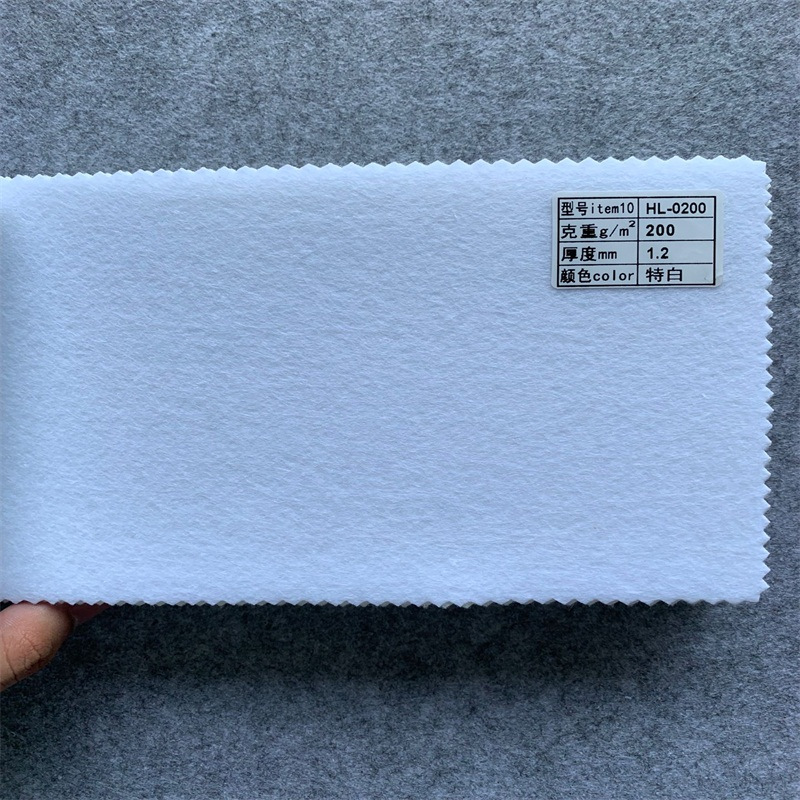 恒新布业 厂家生产服装衬里环保针刺棉 包装家纺收纳无纺布原材料