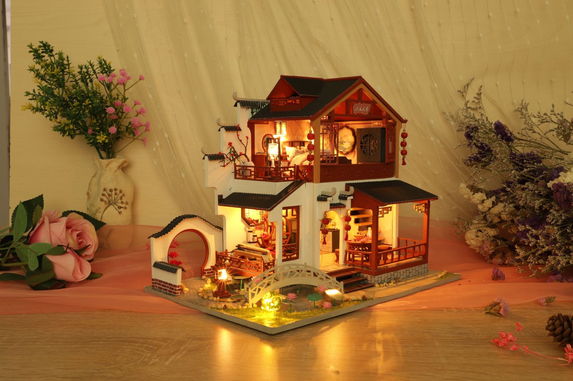 people making doll houses