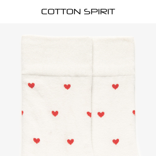 Cotton spirit socks women's mid-calf socks cotton ins trendy socks internet celebrity love cute Japanese socks spring and autumn style