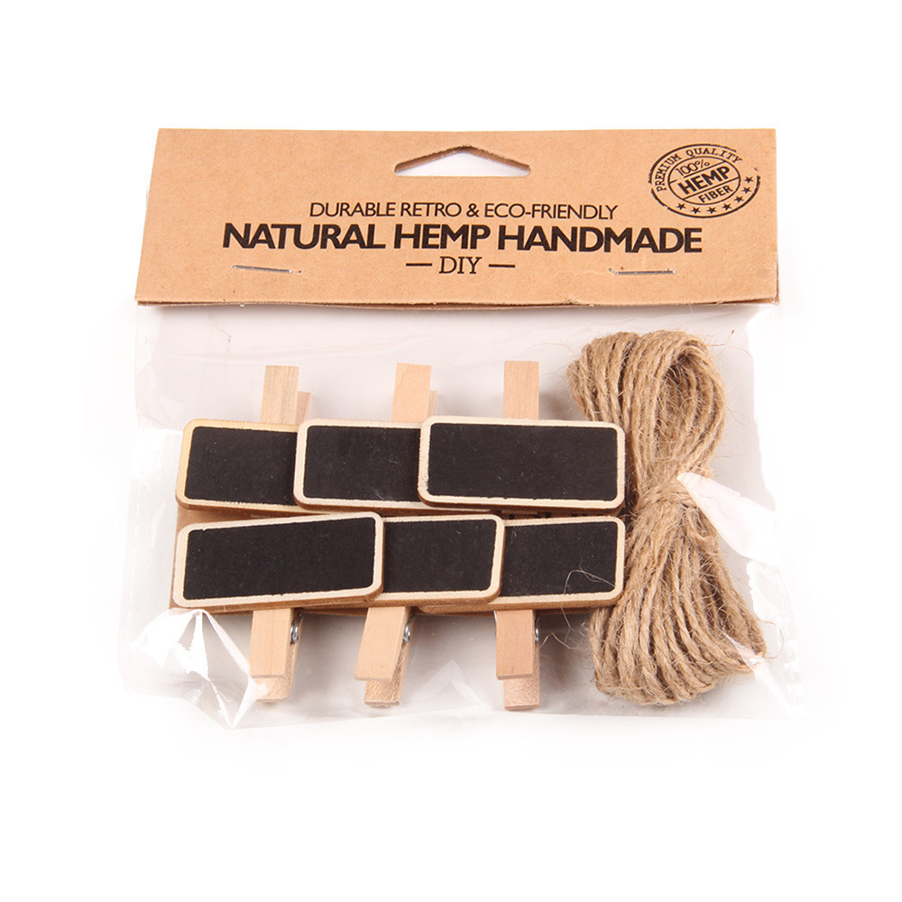 No.9 칠판 우드 클립 세트