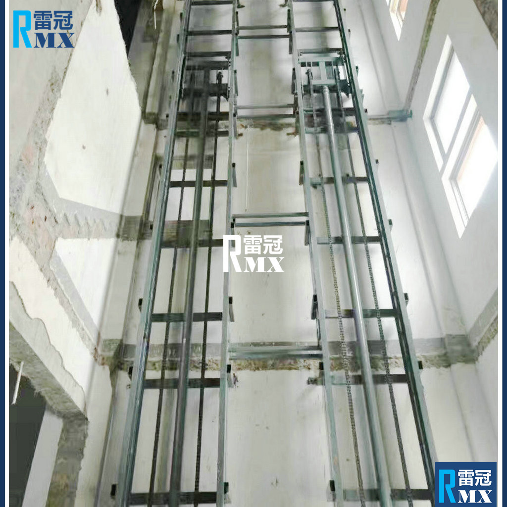 【RMX】室外简易井道上货平台导轨式平台液压提升平台