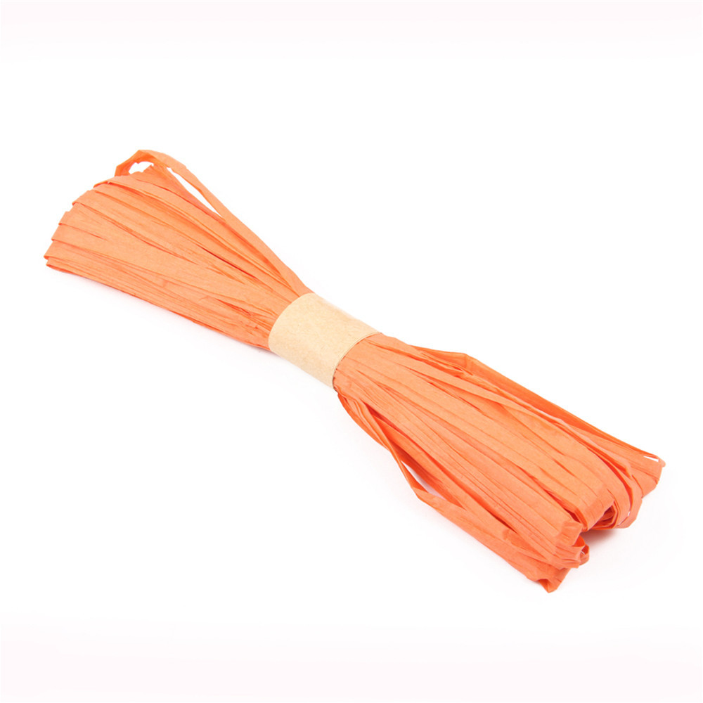 Directo de fábrica de bricolaje hecho a mano de la artesanía de la cuerda de papel de la cuerda tejida multicolor de color de la