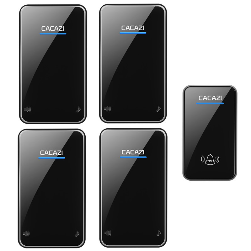 门铃无线家用 远距离门铃老人呼叫器 一拖四电子门铃接收不用电池