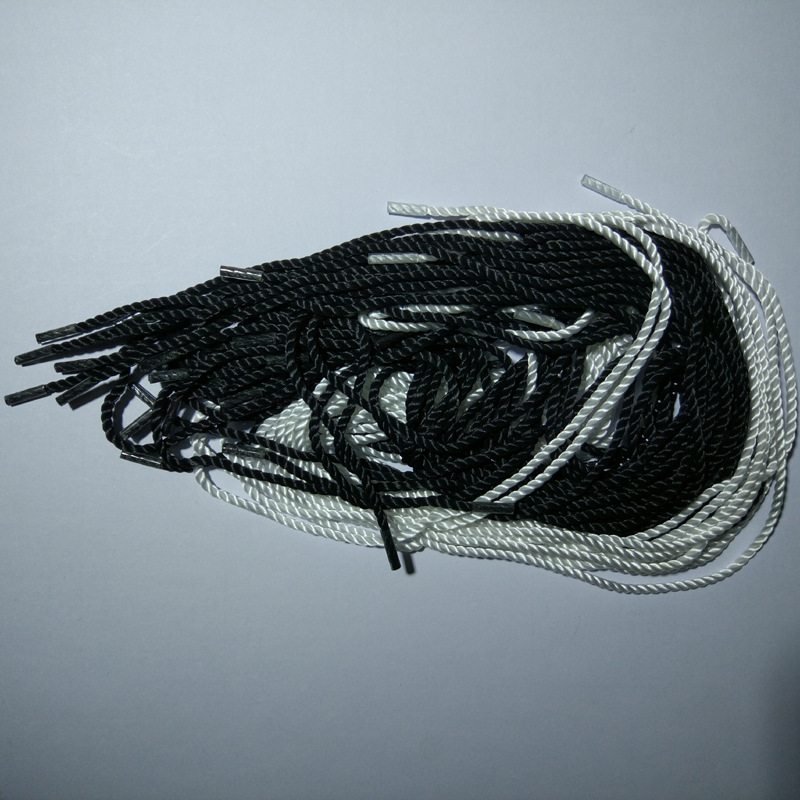 工厂加工工厂定做丝带绳带打头打胶头打铁头手提绳装饰包装盒挂绳