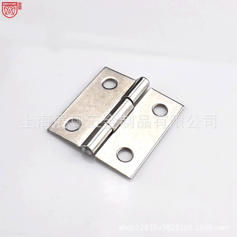 AW Anwang bisagra bisagra de acero inoxidable de 1 pulgada bisagra bisagra plana bisagra puerta de acero inoxidable pequeña bisagra