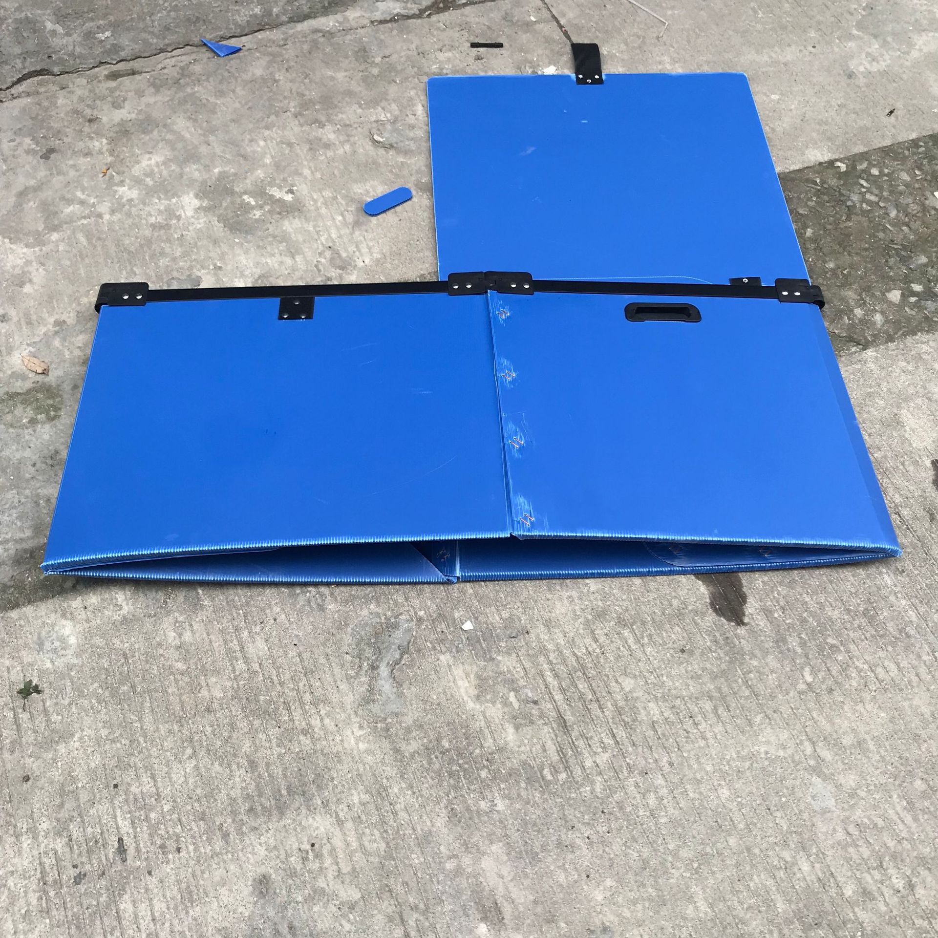 北京pp塑料中空板纸箱型周转箱 塑胶万通板骨架箱 上海静电中空板