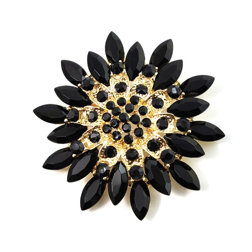 Korean version acrylic brooch clothing accessories wedding crystal rhinestone brooch gift silk scarf buckle manufacturer wholesale