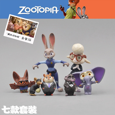 Genuine bulk Zootopia Judi, a rabbit police officer Fox Nick image Doll doll Model Decoration