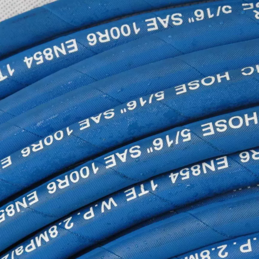 耐渗透 耐老化 纤维线编织输油液压胶管R6