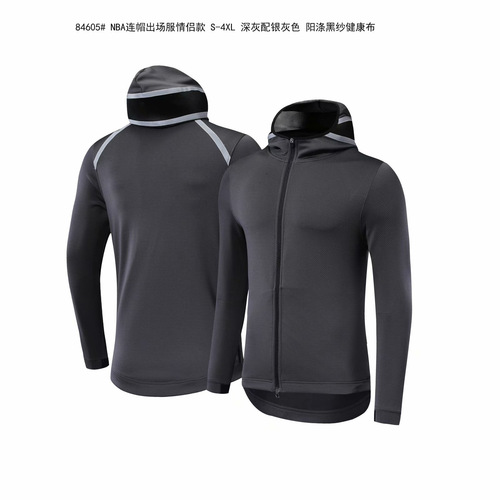 New Style Hooded Basketball Uniform Fashion Simple Versatile Jacket Couple Jacket Basketball Training Top