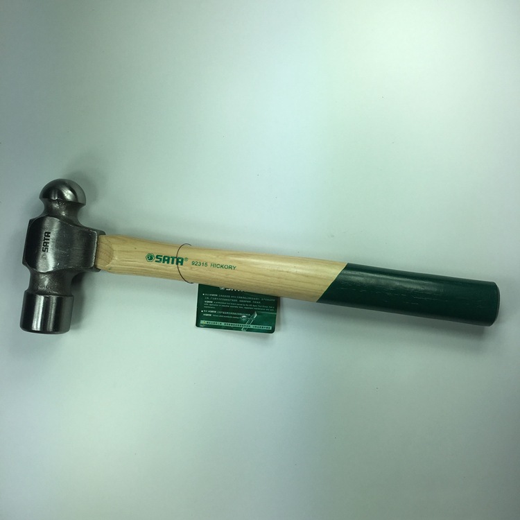 世达工具 木柄高碳钢圆头锤子 园头锤 铁锤0.5-2.5磅