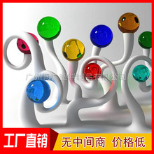 生产厂家直销彩色透光亚克力球有机玻璃球 塑料球高透明圆球实心