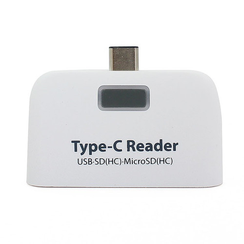 USB C Type-C 3.1 Hub with USB 2.0, SD/TF Card Reader, and OTG Support
