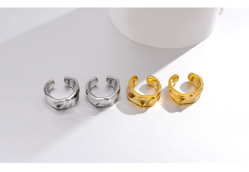 5g Weight Ear clips Classification 1 Piece Quantity Daily Occasion 925 Sterling Silver Material C Shape Pattern Women'S Gender Plating Design Simple Style Style 1 Piece 925 Sterling Silver C Shape Ear Clips 8