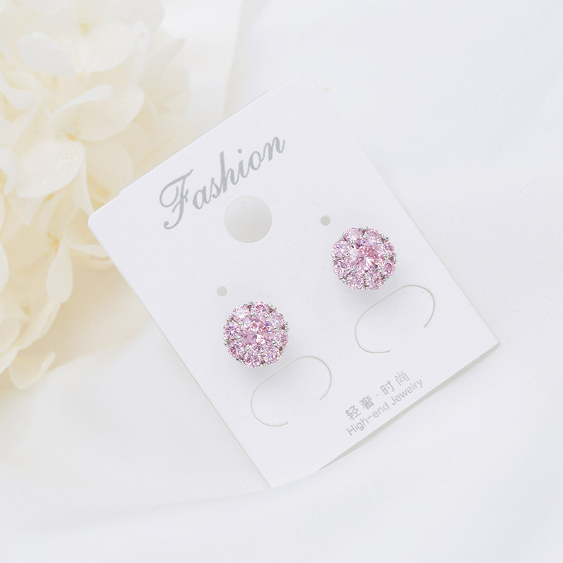 Studs Come And Go With The Same Zirconia Earrings display picture 16