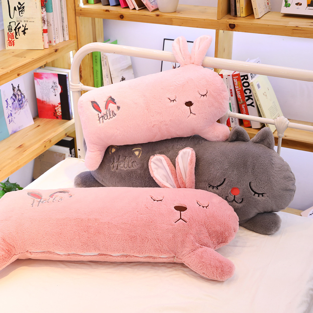 Cute rabbit with down