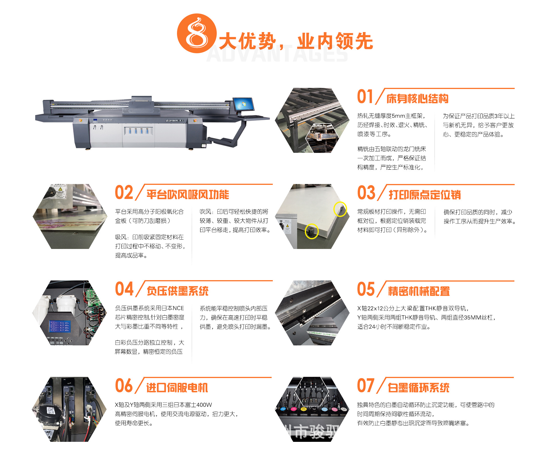 TW-2513UV平板打印机-3D浮雕装钸打印机