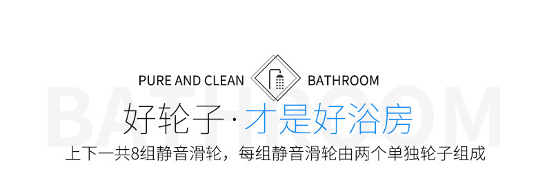 厂家批发不锈钢淋浴房弧扇形钢化玻璃隔断移门洗澡间