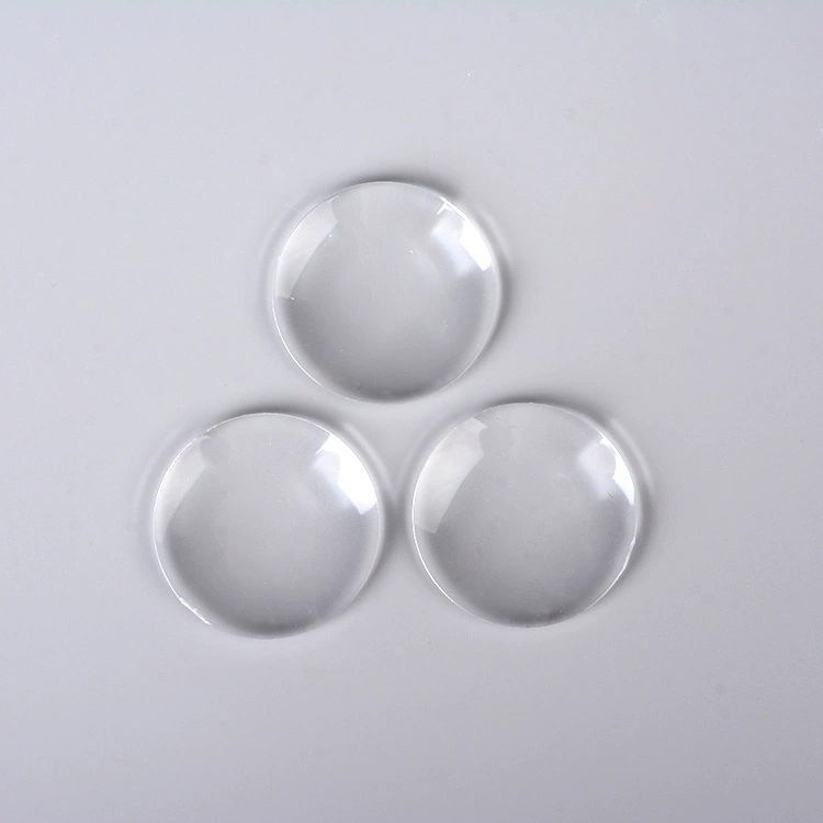 Производитель производит пластиковые акриловые небьющиеся 25 мм двойные выпуклые линзы из увеличительного стекла VR 3D оптический микроскоп выпуклая линза