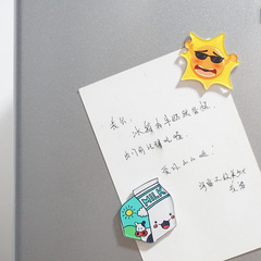 Acrylic Soft Magnetic Refrigerator Magnet Cute Cartoon Fruit Strawberry Watermelon Flower Magnetic Sticker Factory Direct Selling Magnetic Sticker Decoration