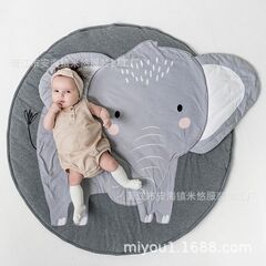 Ins Style Butterfly, Lion, Tiger, Rabbit, Fox, Butterfly, Giraffe, Swan, Monkey - 19 Animal Crawl Mat and Air Conditioner Cover